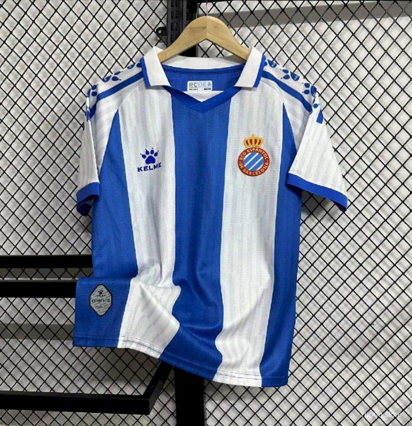 Camiseta de fútbol Espanyol 2025/26 LOCAL MANGA CORTA VERSION FAN